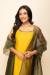 Picture of Comely Crepe Orange Readymade Salwar Kameez