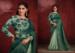 Picture of Fine Net & Silk Dark Sea Green Saree