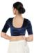 Picture of Statuesque Organza Navy Blue Designer Blouse