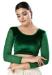 Picture of Grand Organza Forest Green Designer Blouse