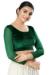 Picture of Grand Organza Forest Green Designer Blouse