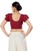 Picture of Splendid Cotton & Lycra Maroon Designer Blouse