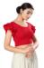 Picture of Bewitching Cotton & Lycra Crimson Designer Blouse