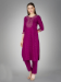 Picture of Amazing Cotton Purple Readymade Salwar Kameez