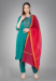 Picture of Excellent Cotton Dark Cyan Readymade Salwar Kameez