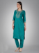 Picture of Excellent Cotton Dark Cyan Readymade Salwar Kameez