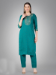 Picture of Excellent Cotton Dark Cyan Readymade Salwar Kameez