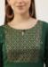 Picture of Crepe Medium Sea Green Readymade Salwar Kameez