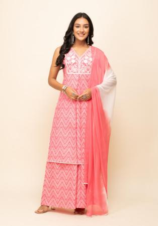 Picture of Marvelous Cotton Light Salmon Readymade Salwar Kameez