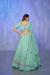 Picture of Georgette & Net Dark Sea Green Lehenga Choli