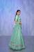 Picture of Georgette & Net Dark Sea Green Lehenga Choli