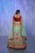 Picture of Georgette & Net Dark Sea Green Lehenga Choli