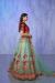 Picture of Georgette & Net Dark Sea Green Lehenga Choli