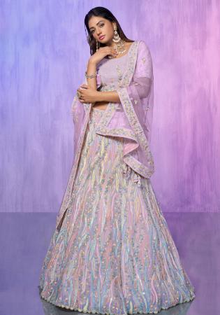 Picture of Admirable Georgette & Net Thistle Lehenga Choli