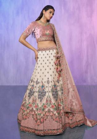 Picture of Beauteous Georgette & Net Sea Shell Lehenga Choli