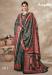 Picture of Delightful Georgette Dark Red Saree