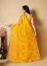 Picture of Wonderful Organza Yellow Saree