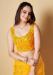 Picture of Wonderful Organza Yellow Saree