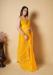 Picture of Wonderful Organza Yellow Saree