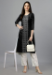 Picture of Good Looking Cotton Black Kurtis & Tunic