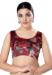 Picture of Bewitching Chiffon Maroon Designer Blouse