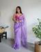 Picture of Splendid Organza Medium Purple Saree