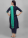 Picture of Gorgeous Cotton Navy Blue Readymade Salwar Kameez