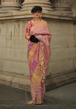 Picture of Gorgeous Silk Rosy Brown Saree