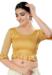 Picture of Comely Lycra Golden Rod Designer Blouse