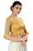 Picture of Comely Lycra Golden Rod Designer Blouse