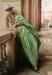 Picture of Fine Silk Dark Olive Green Saree