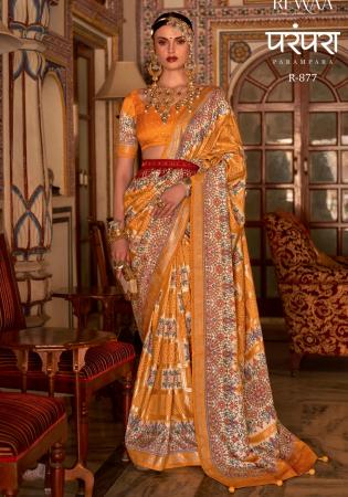 Picture of Classy Silk Chocolate Saree