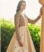 Picture of Classy Cotton Tan Party Wear Gown