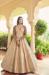 Picture of Classy Cotton Tan Party Wear Gown