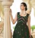 Picture of Graceful Georgette Sea Green Party Wear Gown