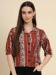 Picture of Nice Cotton Indian Red Kurtis & Tunic