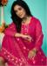 Picture of Grand Organza Hot Pink Straight Cut Salwar Kameez