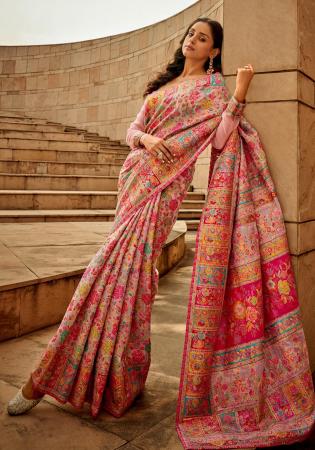 Picture of Splendid Silk Rosy Brown Saree