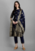 Picture of Cotton & Silk Navy Blue Readymade Salwar Kameez