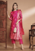 Picture of Cotton & Silk Pale Violet Red Readymade Salwar Kameez