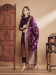 Picture of Cotton & Silk Purple Readymade Salwar Kameez