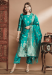 Picture of Cotton & Silk Sea Green Readymade Salwar Kameez