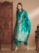 Picture of Cotton & Silk Sea Green Readymade Salwar Kameez