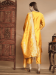 Picture of Cotton & Silk Yellow Readymade Salwar Kameez