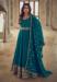 Picture of Sublime Silk Navy Blue Anarkali Salwar Kameez