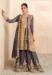 Picture of Ravishing Chiffon Dim Gray Straight Cut Salwar Kameez