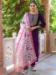 Picture of Cotton & Linen Saddle Brown Readymade Salwar Kameez