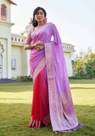 Picture of Bewitching Georgette Medium Orchid Saree