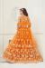 Picture of Classy Net Orange Red Lehenga Choli