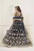 Picture of Grand Net Navy Blue Lehenga Choli